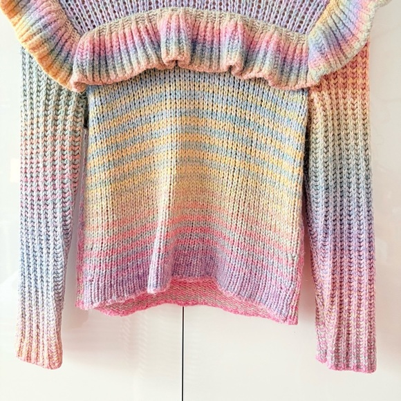 LoveShackFancy Yumi Ruffle Pullover Sweater - Picture 5 of 10